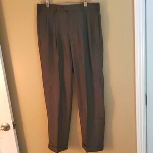 Perry Ellis Men's Charcoal Dress Pants